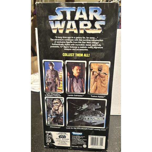 Star Wars LANDO CALRISSIAN 1996 Collector Series Kenner Figure 12" SEALED NIB - Picture 5 of 5
